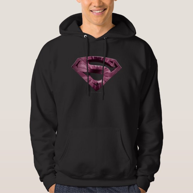 Veste À Capuche Superman S-Shield | Logo Rose Star Burst (Devant)