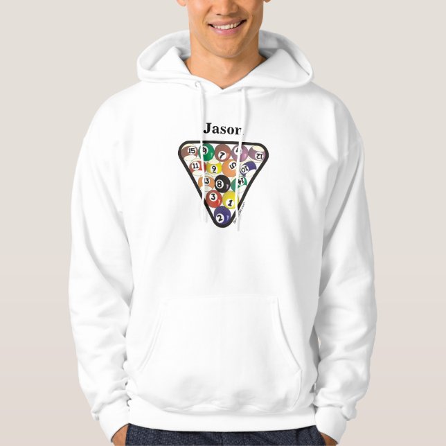 Veste À Capuche Support de boule de piscine (Devant)