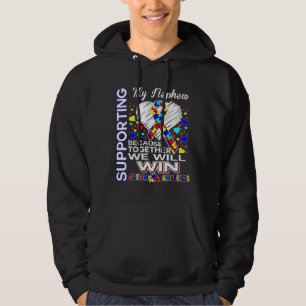 Veste À Capuche Supporting My Nephew Autism Awareness Team