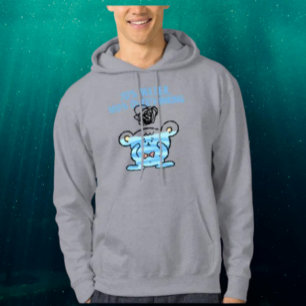 Veste À Capuche Surchemise Pensif Ours – 70% Eau, 100% Pensées