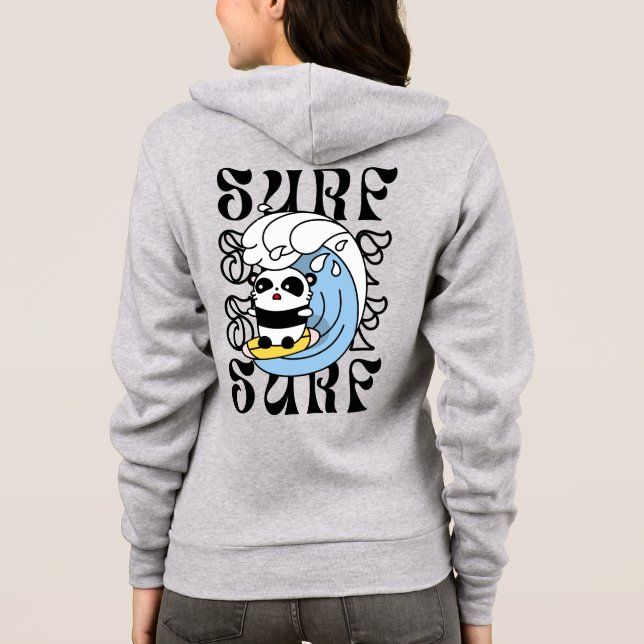 Veste À Capuche Surfer Panda (Dos)
