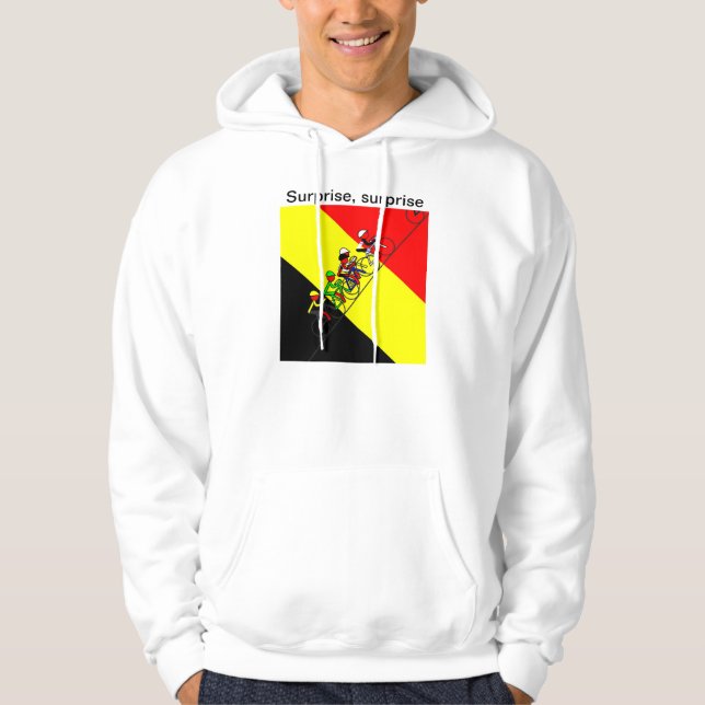 Veste À Capuche Surprise, surprise Gagnante Belgique (Devant)