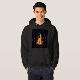 Veste À Capuche "Surreal Flame Vector Art - 4K Render pour -