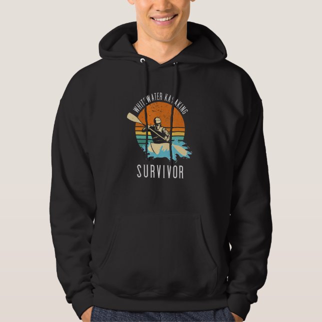Veste À Capuche Survivant de kayak en eaux vives (Devant)