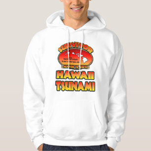 Veste À Capuche Survivant - tsunami d'Hawaï