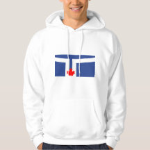 Sweat-shirt à capuche avec drapeau de Toronto, Can