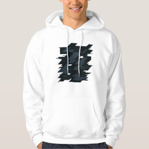Veste À Capuche Sweat-shirt à capuche basique pour homme Glitch Ar
