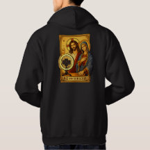 Sweat-shirt à capuche iconique chrétien Like & Sub