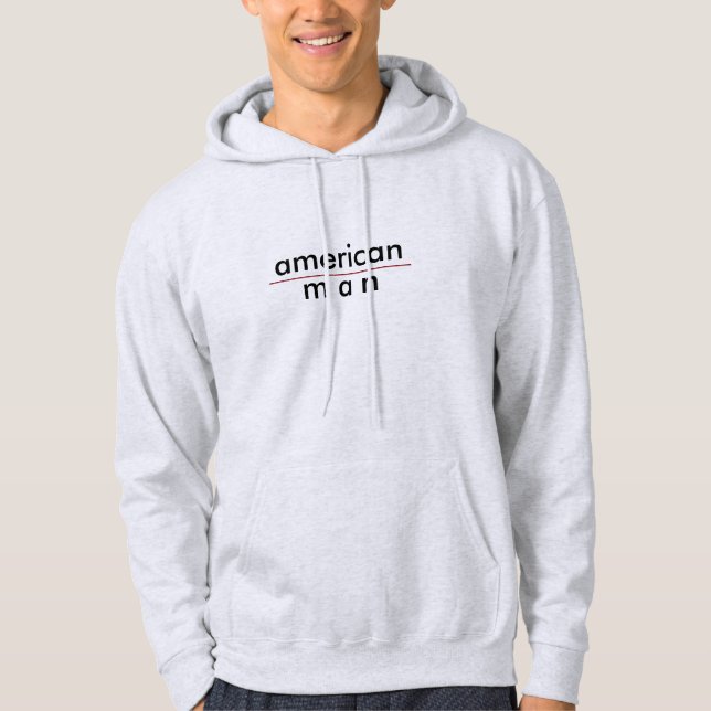 Veste À Capuche Sweat-shirt à capuche pour homme américain (Devant)