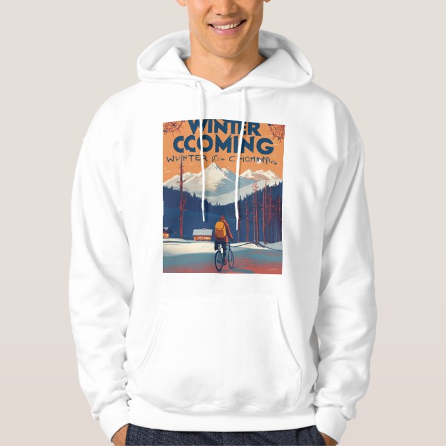 Veste À Capuche Sweater Weather Club Hoodie – Cozy Winter Fashion  (Devant)