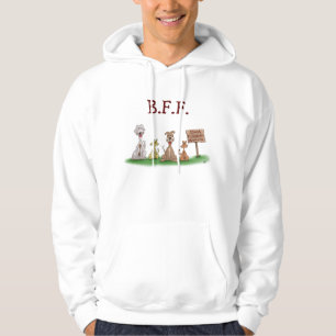 Veste À Capuche Sweats shirts de bande dessinée : Meilleurs amis