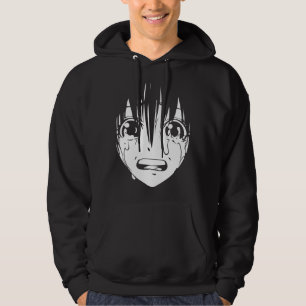 Veste À Capuche Sweatshirt à capuche d'Anime : Fille en pleurs (n