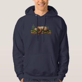 Veste À Capuche Sweatshirt à capuche de l'ours couché rustique