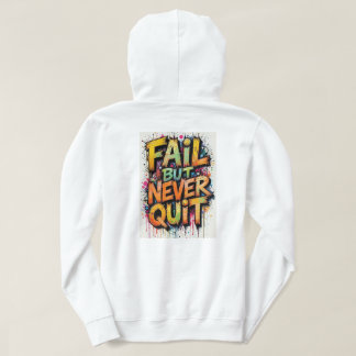 Veste À Capuche Sweatshirt à capuche pour adulte blanc avec motif