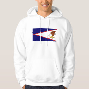 Veste À Capuche Sweatshirt à capuchon avec drapeau américain