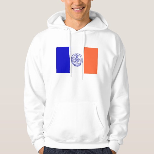 Veste À Capuche Sweatshirt à capuchon avec drapeau américain (Devant)