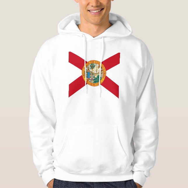 Veste À Capuche Sweatshirt à capuchon avec drapeau américain (Devant)