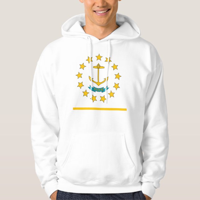 Veste À Capuche Sweatshirt à capuchon avec drapeau américain (Devant)