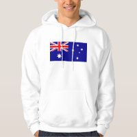 Sweatshirt à capuchon avec drapeau d'Australie