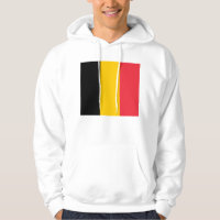 Sweatshirt à capuchon avec drapeau de Belgique