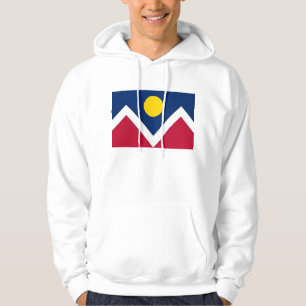 Veste À Capuche Sweatshirt à capuchon avec drapeau de Denver
