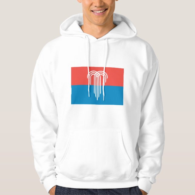 Veste À Capuche Sweatshirt à capuchon avec drapeau de Kansas City, (Devant)