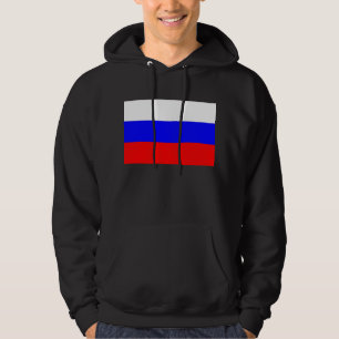 Veste À Capuche Sweatshirt à capuchon avec drapeau de la Russie