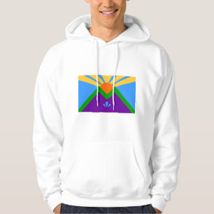 Veste À Capuche Sweatshirt à capuchon avec drapeau de Manitou Spri