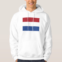 Sweatshirt à capuchon avec drapeau de Pays-Bas