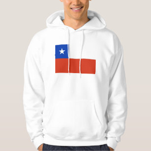 Veste À Capuche Sweatshirt à capuchon avec drapeau du Chili