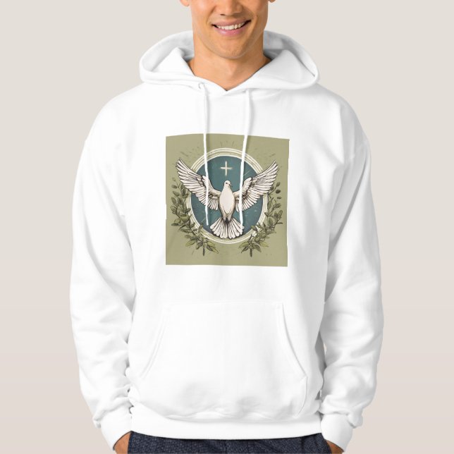 Veste À Capuche Sweatshirt à capuchon avec oiseaux (Devant)