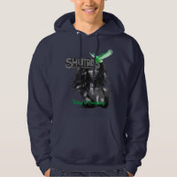 Sweatshirt à capuchon bleu marine