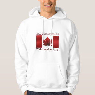 Veste À Capuche Sweatshirt à capuchon de drapeau du Canada de