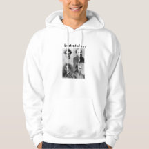 Sweatshirt à capuchon d'existentialisme