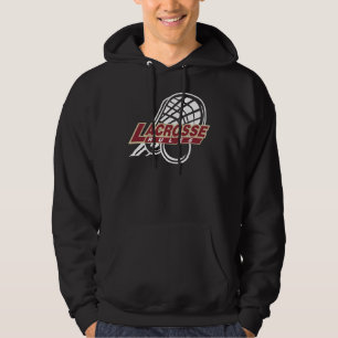 Veste À Capuche Sweatshirt à capuchon noir de lacrosse
