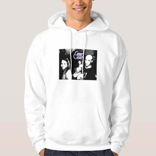 Veste À Capuche Sweatshirt blanc (Devant)