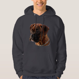 Veste À Capuche Sweatshirt Brindle de chiot de boxeur
