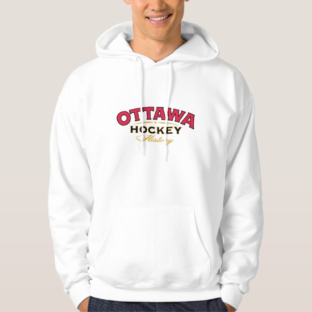 Veste À Capuche Sweatshirt captif de l'histoire du hockey d'Ottawa (Devant)