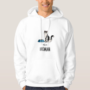 Veste À Capuche Sweatshirt chat calicot