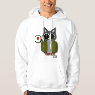 Veste À Capuche Sweatshirt d'amour de hibou
