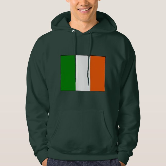 Veste À Capuche Sweatshirt de basculement à capuche irlandais pour (Devant)