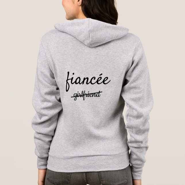 Veste À Capuche Sweatshirt Fiancée (Dos)