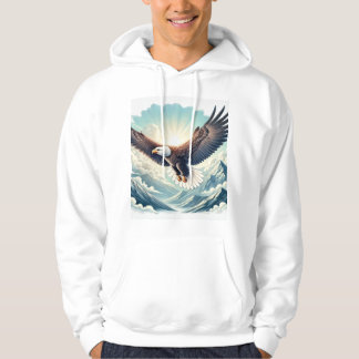 Veste À Capuche "Sweatshirt Majestic de l'aigle chauve : Tourner a