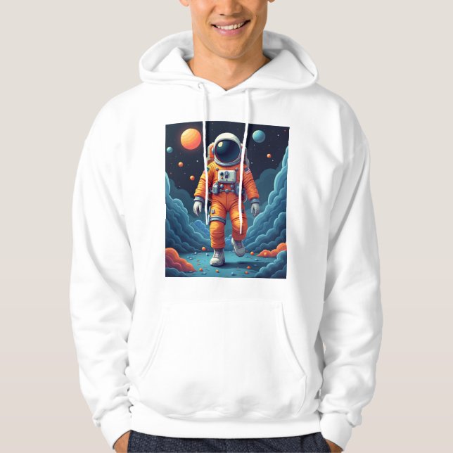 Veste À Capuche Sweatshirt masculin de Spaceman (Devant)