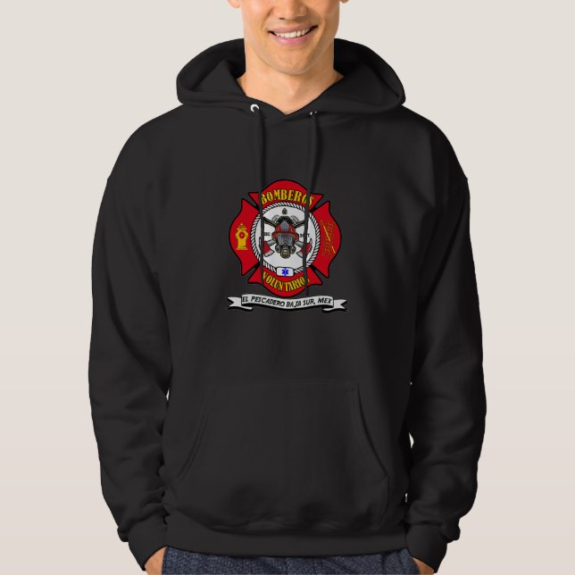 Veste À Capuche Sweatshirt masculin - Pescadero Volunteer Bomberos (Devant)