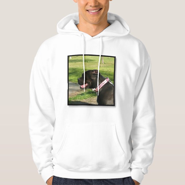 Veste À Capuche Sweatshirt noir de Pitbull (Devant)