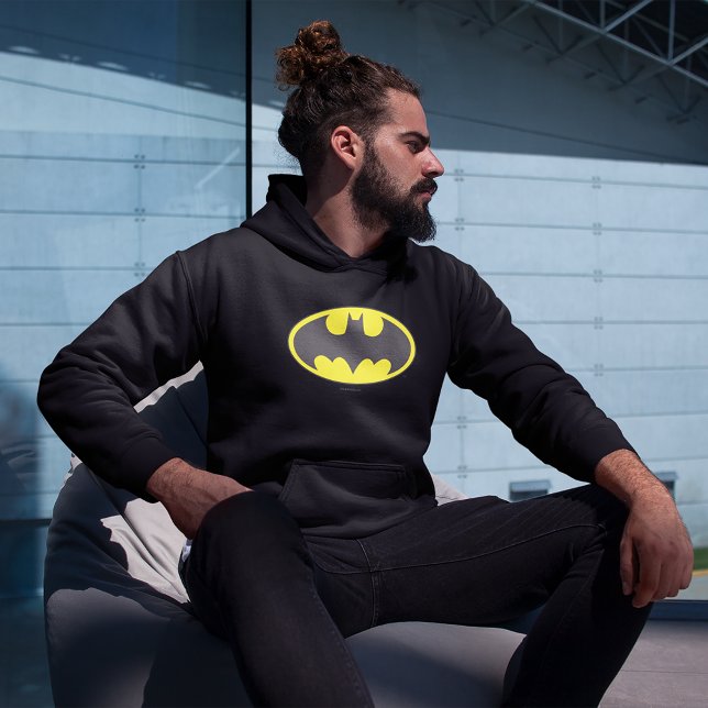 Veste À Capuche Symbole Batman | Logo Oval de chauve-souris (Créateur téléchargé)