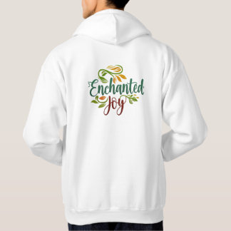 Veste À Capuche Symbole d'amour avant, Joie enchantée retour
