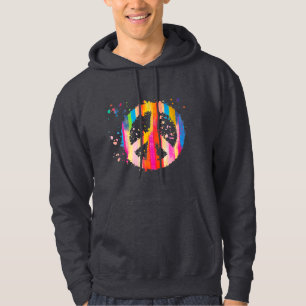 Veste À Capuche SYMBOLE DE LA cravate-JOUR DE LA PAIX HIPINE BOHÉS