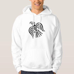 Veste À Capuche Symbole de Raven de bannière de Viking